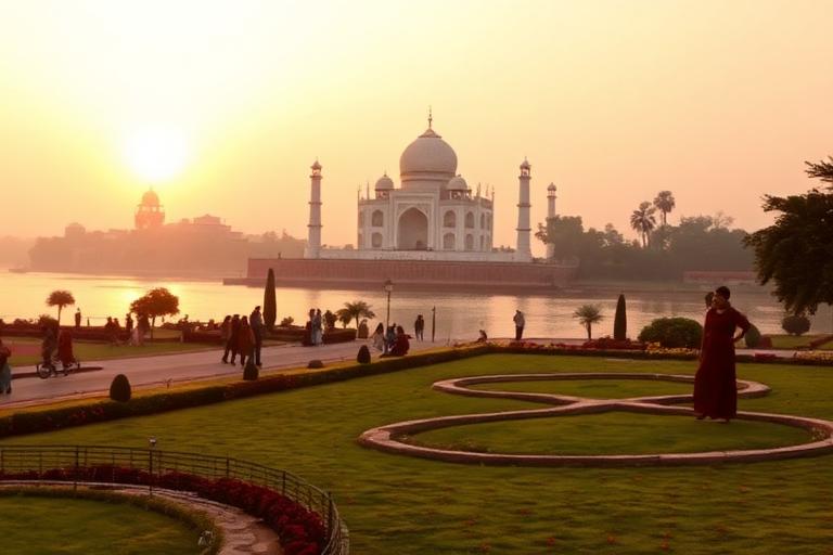 Mehtab Bagh in Agra