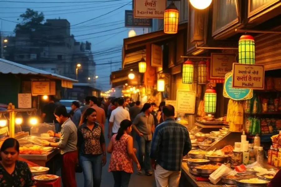 Sadar Bazaar in Agra